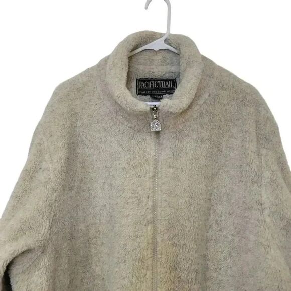 Pacific Trail Women's Oatmeal Poly Fleece Lined Zip Front Jacket - Picture 2 of 9